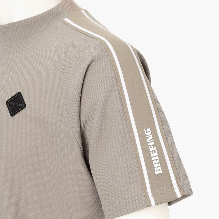 LINE HIGHNECK（リラックスフィット） | ハイネックシャツ | ライトブラウン | メンズ | ゴルフウェア