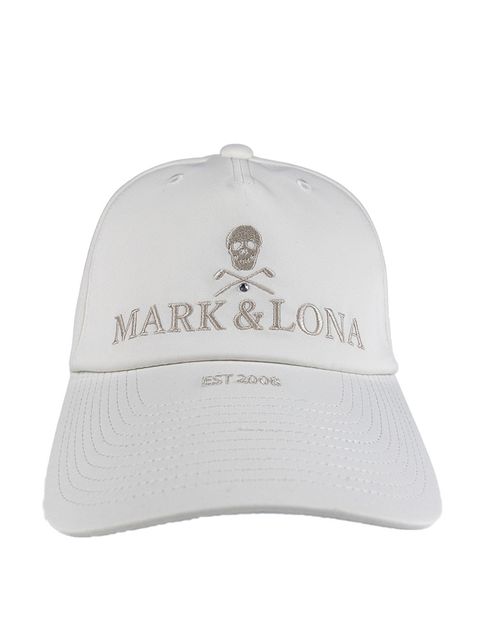 Iron Skull Crystal Accent Cap | キャップ | アイボリー | ユニセックス | ゴルフ