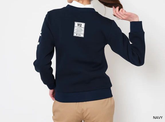 SZIP CREW | トレーナー | ネイビー | レディース | ゴルフウェア