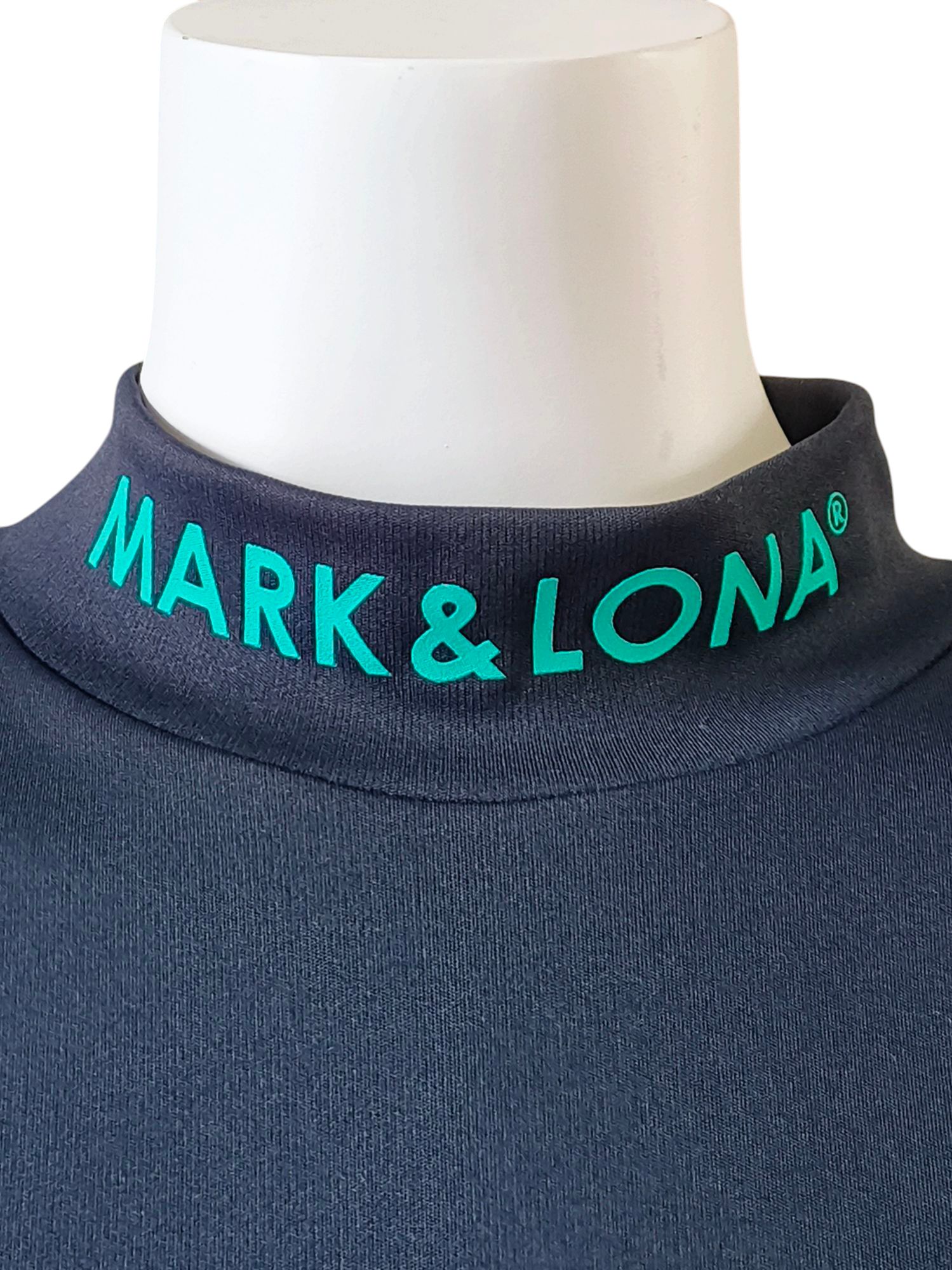Calde Panel Mock Neck | モックネックシャツ | ブラック | レディース | ゴルフウェア |