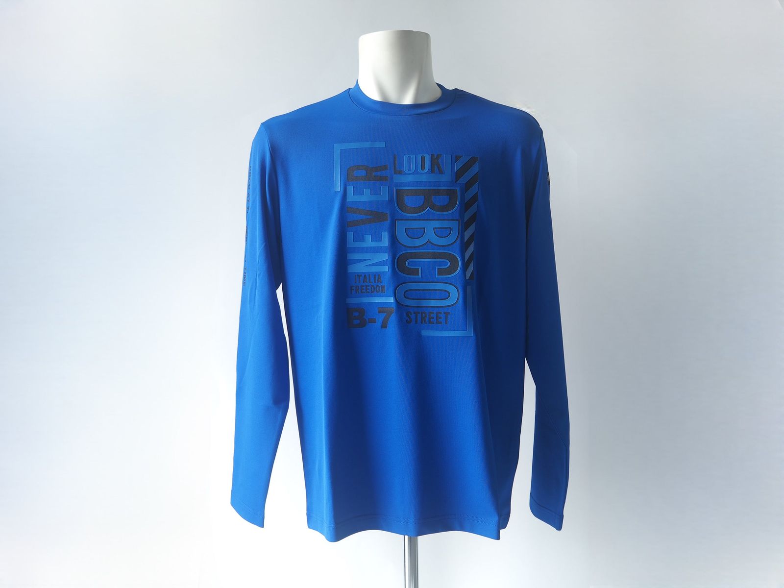 長袖Tシャツ | ロゴプリント | ブルー | メンズ