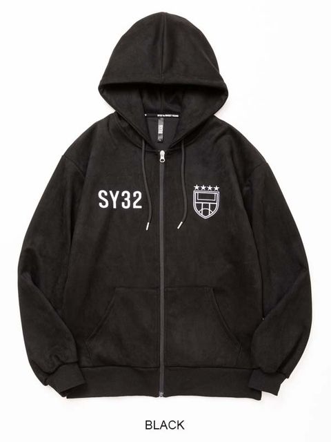 Flog Golf Clubスウェット 知ろ トレーナー ハーフジップ 黒 L リブ袖