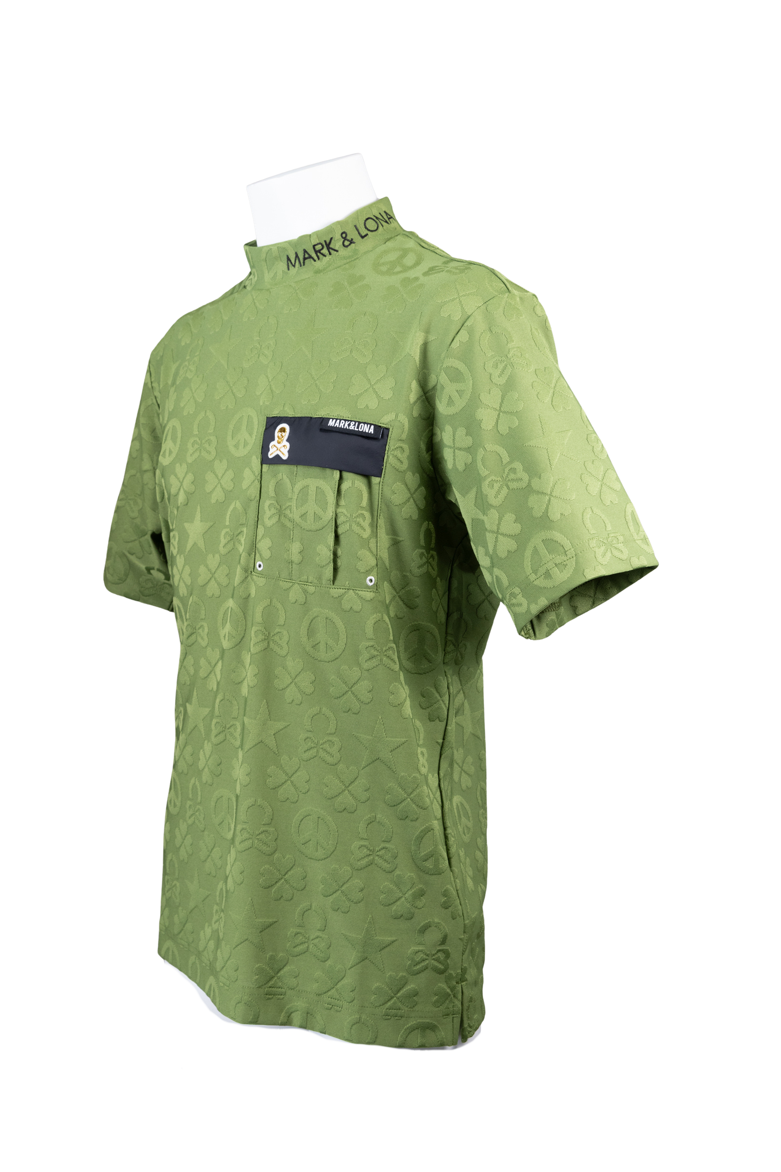 Imperial Jacquard Mock Tee | MEN | Tシャツ | カーキ | メンズ | ゴルフウェア