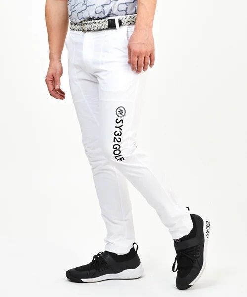 STRETCH SOFT DOUBLE CLOTH LONG PANTS | ロングパンツ | ホワイト | メンズ | ゴルフウェア