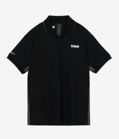 BACK MESH SKIPPER POLO | ポロシャツ | ブラック | メンズ | ゴルフウェア