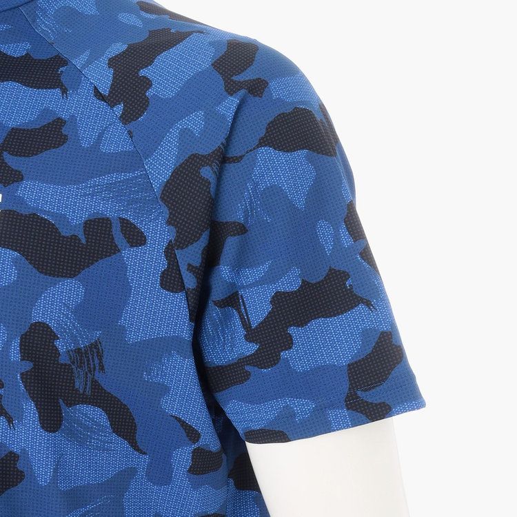 BRIEFING GOLF - MENS CAMOUFLAGE MOCK NECK RELAXED FIT