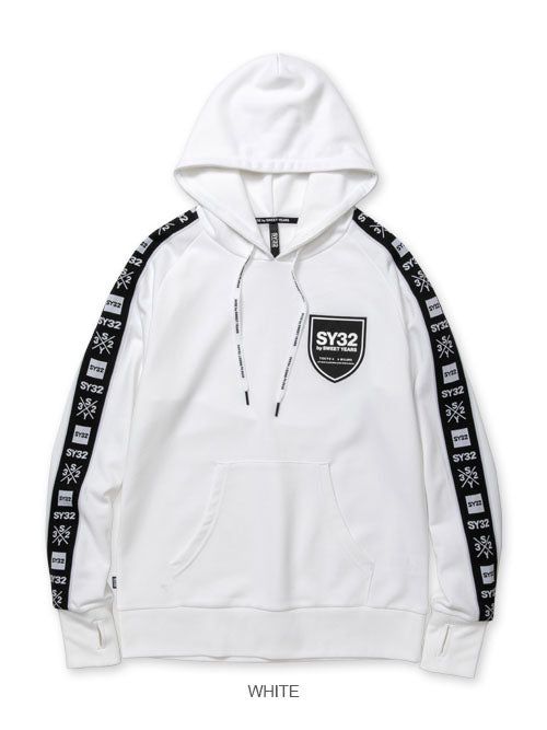 LINE TAPE P/O HOODIE | パーカー | ホワイト | ブラック | ベージュ | メンズ