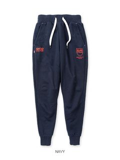 SHIELD LOGO SWEAT PANTS | イージーパンツ | ネイビー | メンズ | ゴルフウェア