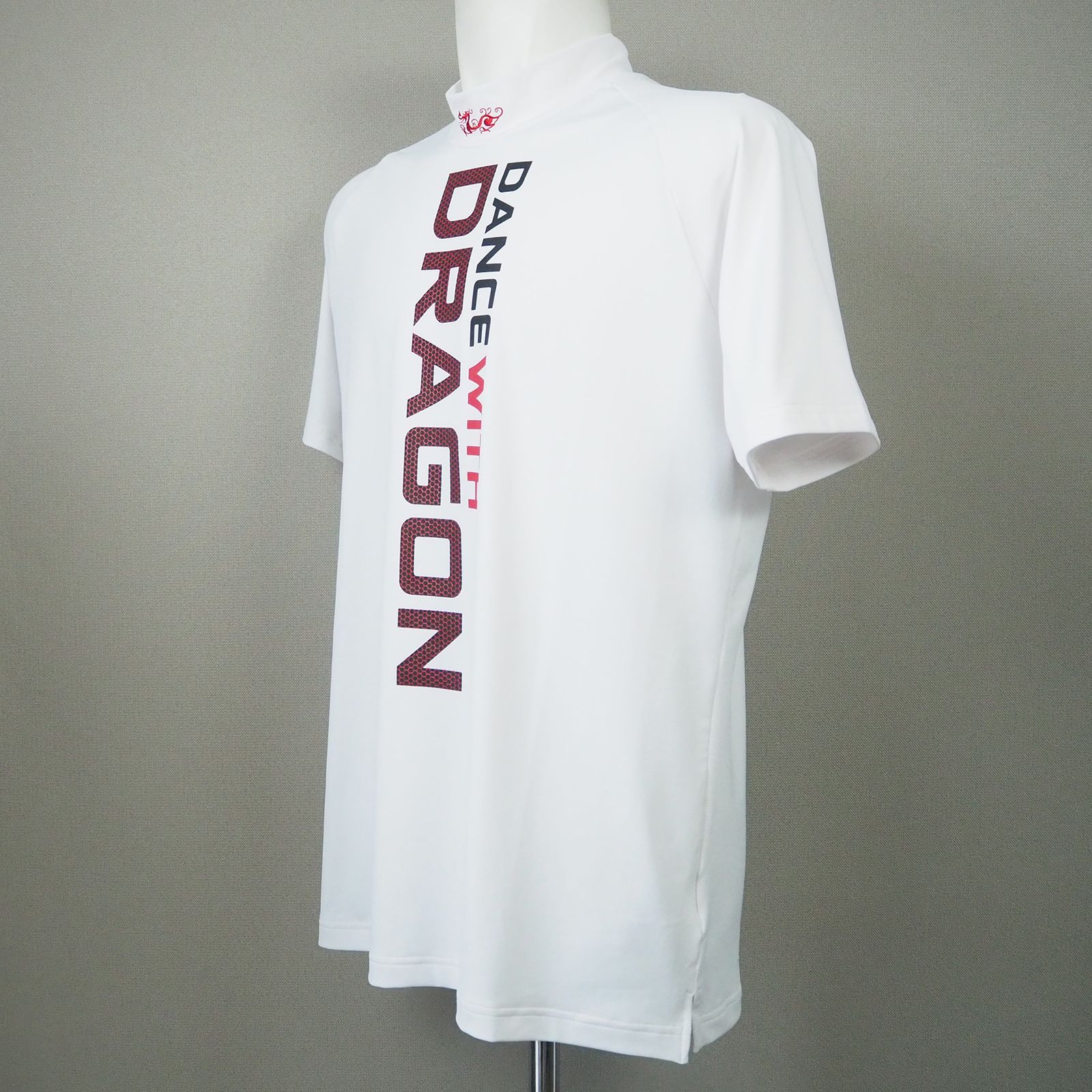 リサイクルベア天モック | 半袖 モックネック Tシャツ | メンズ ゴルフ | WHITE ホワイト (010)