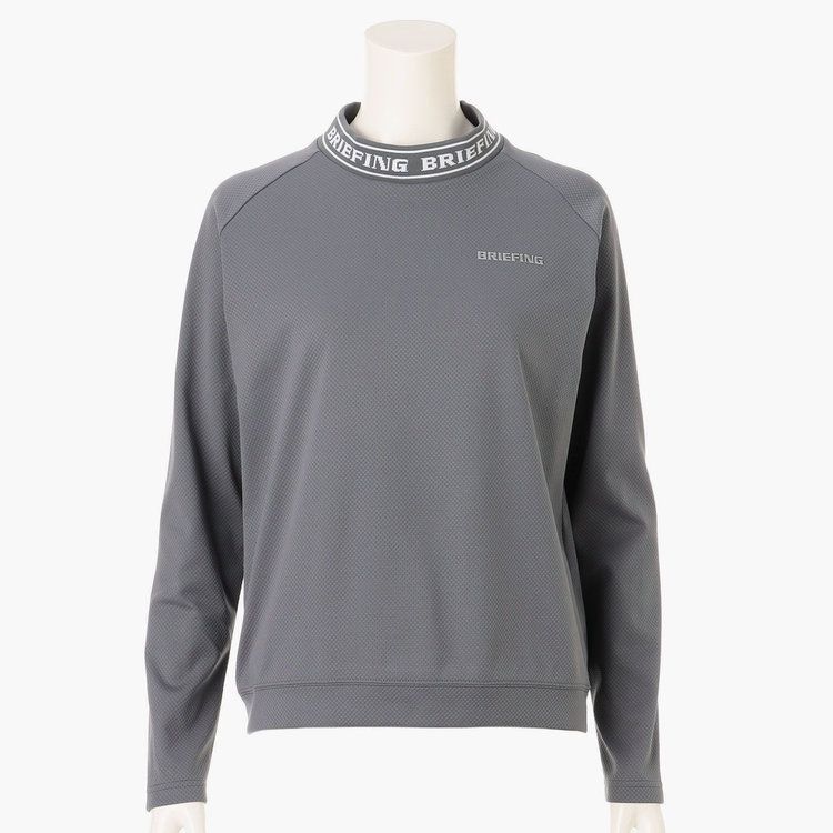 WOMEN’S NECK LOGO LS HIGHNECK（リラックスフィット） | Tシャツ | グレー | レディース | ゴルフウェア