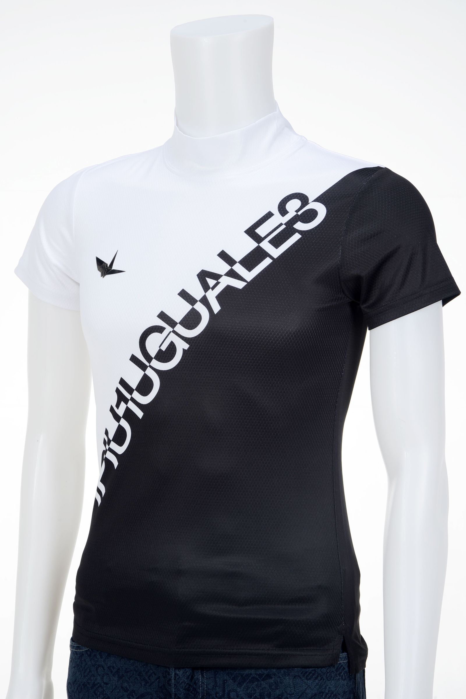 MOCK NECK 1PIU1UGUALE3 DIAGONAL LOGO | Tシャツ | ホワイト | レディース | ゴルフウェア