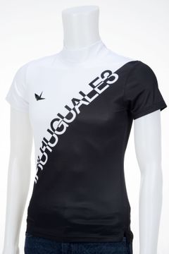 MOCK NECK 1PIU1UGUALE3 DIAGONAL LOGO | Tシャツ | ホワイト | レディース | ゴルフウェア