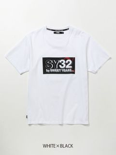 NEW BOX LOGO TEE | Tシャツ | ホワイト×ブラック | メンズ | ゴルフウェア
