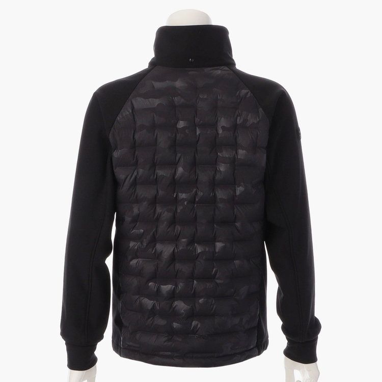 MEN'S WINDBLOCK MOLE YARN KNIT BLOUSON | ブルゾン | ブラック×カモ | メンズ | ゴルフウェア
