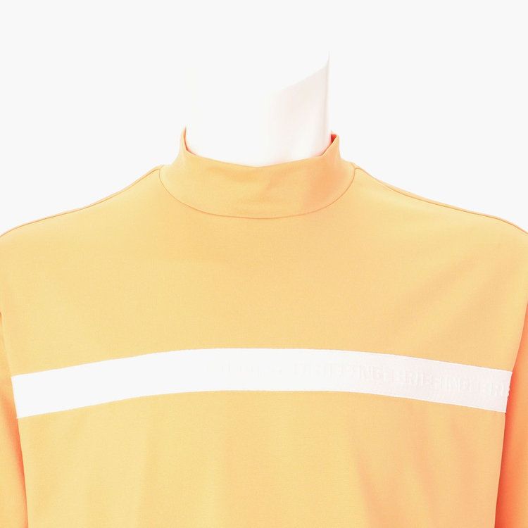 MENS SLEEVE LOGO HIGH NECK RELAXED FIT | ハイネックシャツ | オレンジ | メンズ | ゴルフウェア