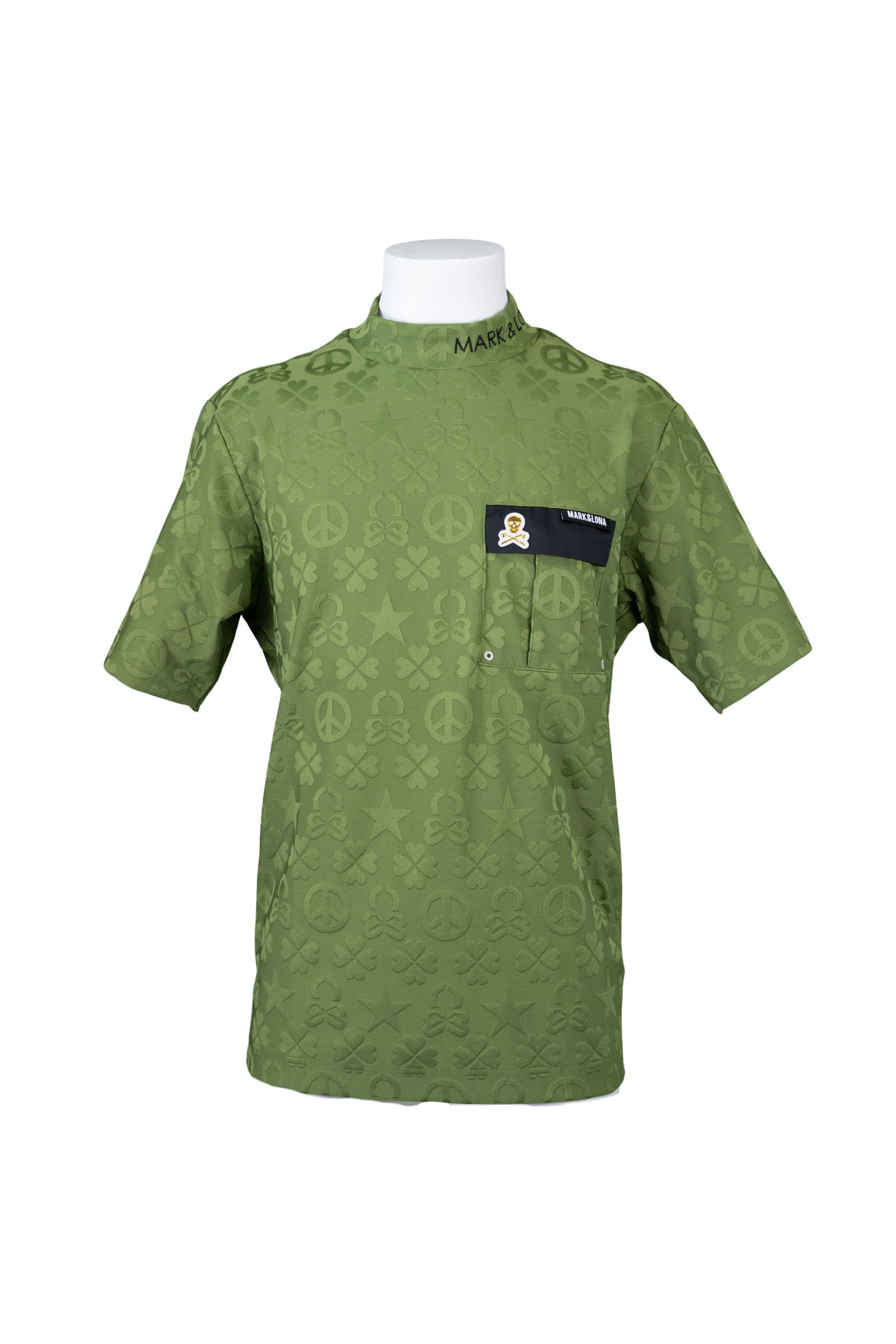 Imperial Jacquard Mock Tee | MEN | Tシャツ | カーキ | メンズ | ゴルフウェア