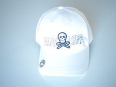 MARK&LONA(マークアンドロナ) | G.O.D Cap W/Ball Marker | MEN and WOMEN | マーカー付きキャップ | ホワイト | ユニセックス
