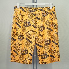 海賊柄 ショートパンツ | オレンジ | メンズ | ゴルフウェア