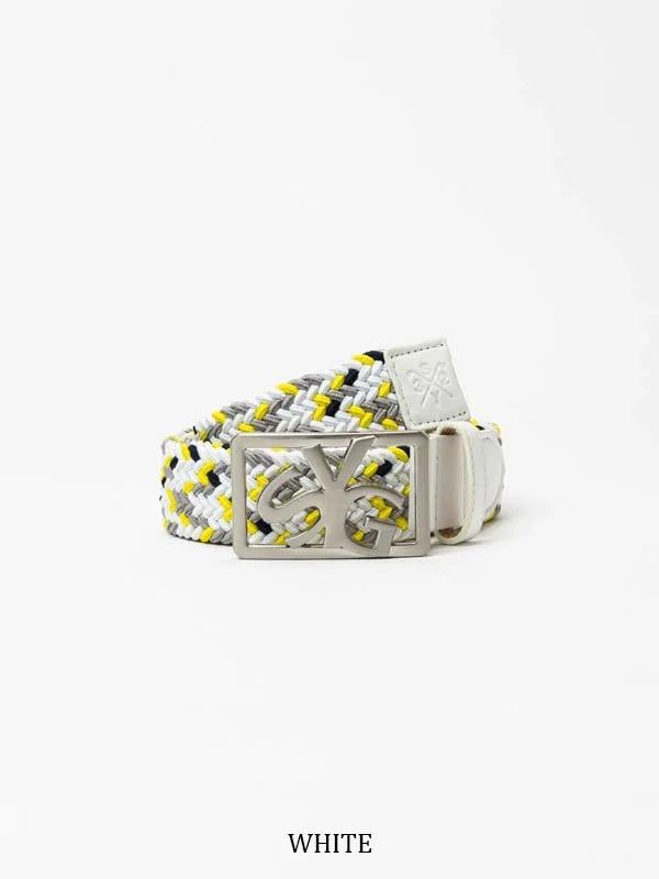 SYG BUCKLE MESH BELT | ベルト | ホワイト | ユニセックス | ゴルフ