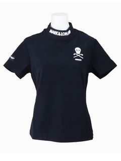 Superb Micro Pile Tee | モックネックTシャツ | ブラック | レディース | ゴルフウェア
