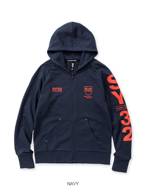 SHIELD LOGO ZIP HOODIE | ブルゾン | パーカー | ネイビー | メンズ | ゴルフウェア