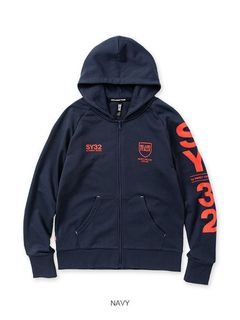 SHIELD LOGO ZIP HOODIE | ブルゾン | パーカー | ネイビー | メンズ | ゴルフウェア