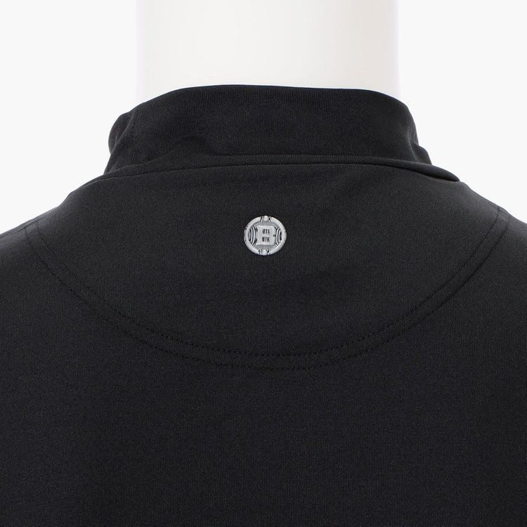 MEN’S SHADOW STRIPE HIGHNECK （リラックスフィット） | ハイネックシャツ | ブラック | メンズ | ゴルフウェア