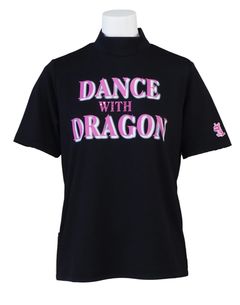 DWDロゴ半袖ハイネック | ハイネックTシャツ | ブラック | レディース | ゴルフウェア