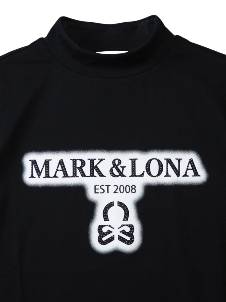 Blur Sign Spectrum Performance Mock | Tシャツ | ブラック | メンズ | ゴルフウェア