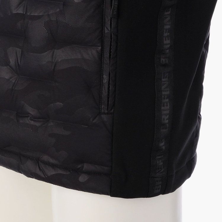 MEN'S WINDBLOCK MOLE YARN KNIT BLOUSON | ブルゾン | ブラック×カモ | メンズ | ゴルフウェア