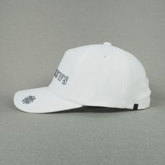 ドビーストレッチ ロゴ キャップ (UNISEX) | ユニセックス ゴルフウェア | WHITE ホワイト (030)