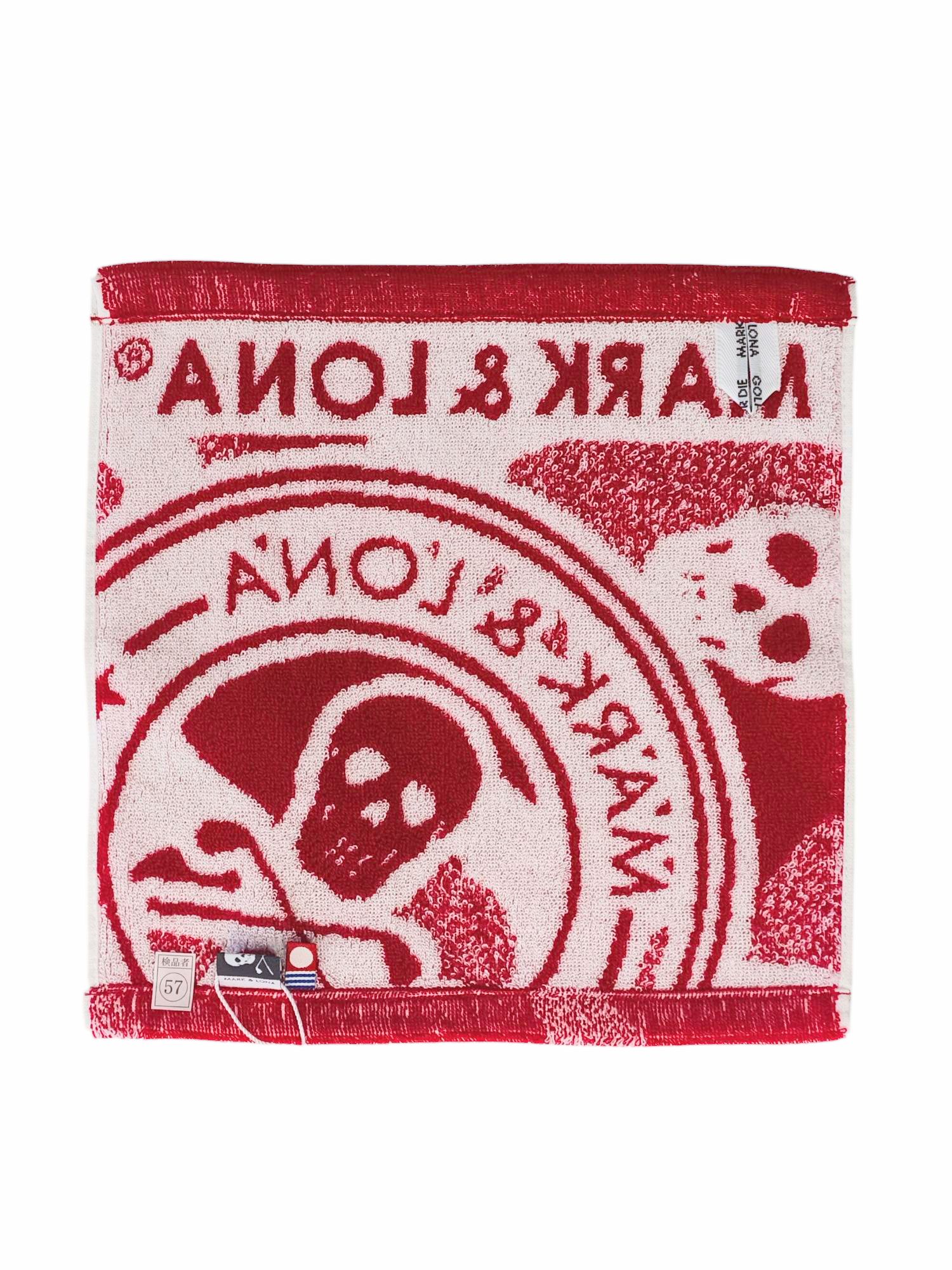 Gage Hand Towel | ハンドタオル | レッド | ユニセックス