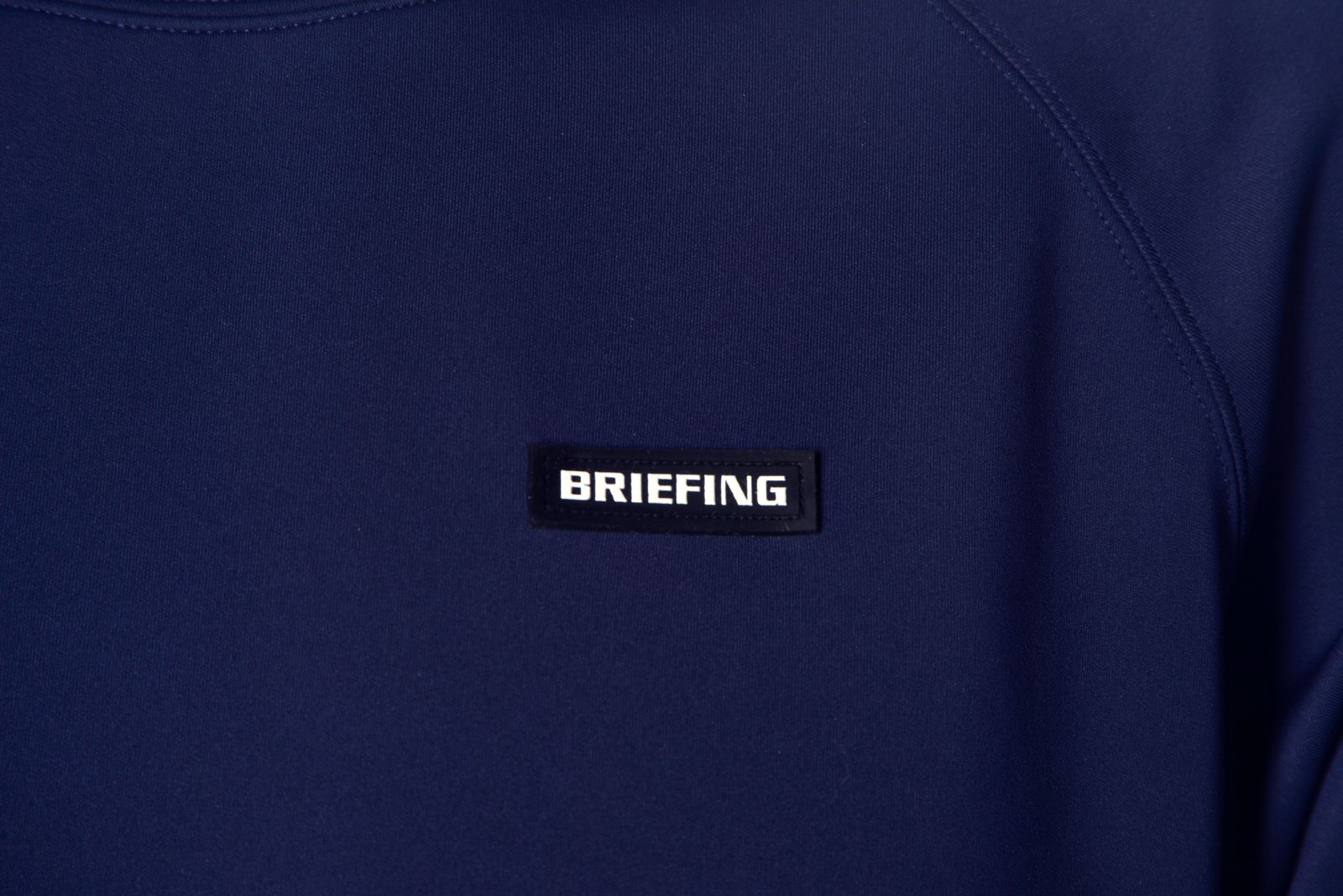 BRIEFING GOLF - MENS SIDE LOGO LINE CREW NECK | クルーネック