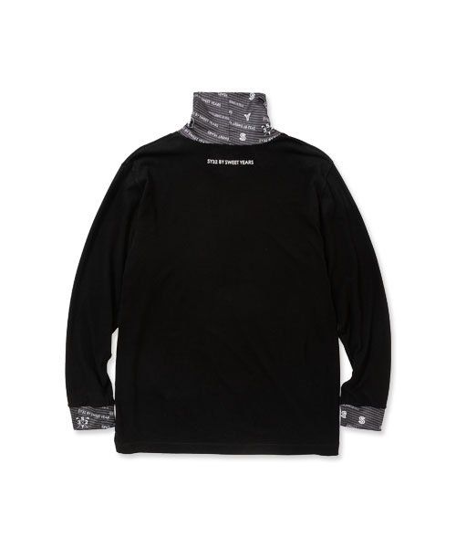 NECK GRAPHIC PREMIEREWARM SHIRTS | タートルネックシャツ | ブラック | メンズ | ゴルフウェア