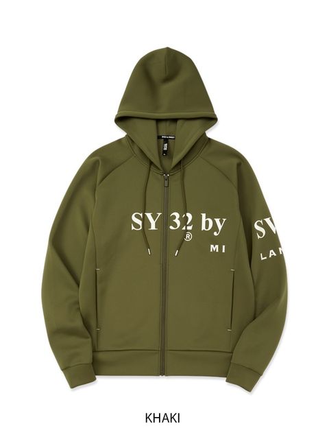 DOUBLEKNIT SEPARATE GRAPHIC ZIP HOODIE  | ブルゾン | カーキ | メンズ | ゴルフウェア