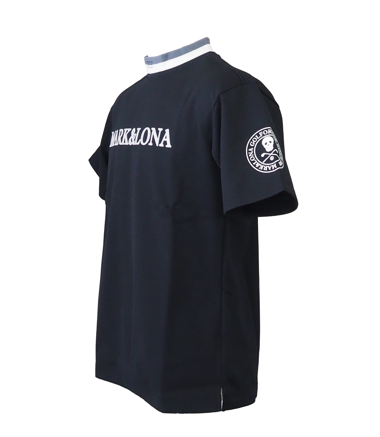 Atlantis Mock Tee | モックネックシャツ | ブラック | メンズ | ゴルフウェア