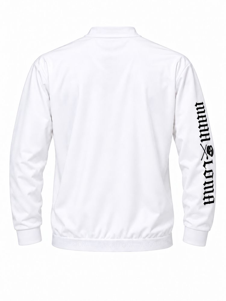 Fraktur Smooth Mock Neck | モックネック | ホワイト | メンズ | ゴルフウェア