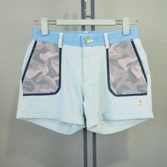 ストライプ×カモフラ柄 ショートパンツ | ヒッコリー | レディース | ゴルフウェア