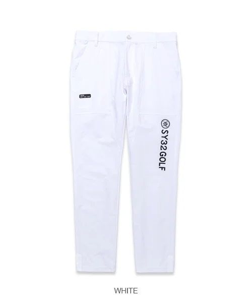 STRETCH SOFT DOUBLE CLOTH LONG PANTS | ロングパンツ | ホワイト | メンズ | ゴルフウェア