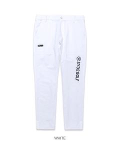 STRETCH SOFT DOUBLE CLOTH LONG PANTS | ロングパンツ | ホワイト | メンズ | ゴルフウェア