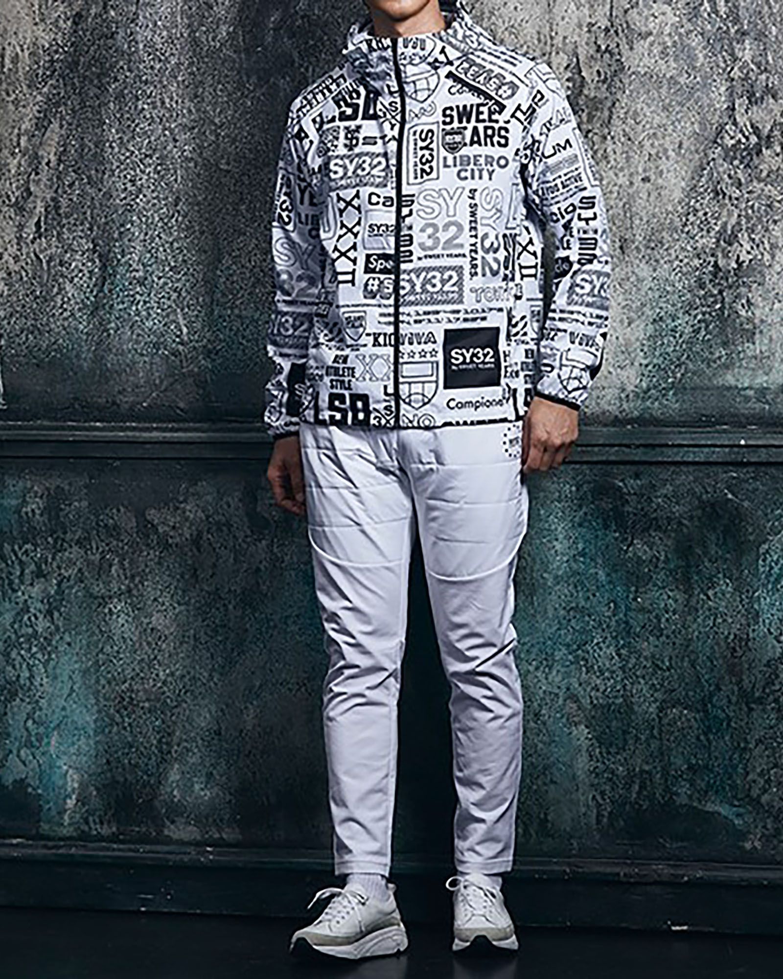 PRINT WINDBREAKER | ウィンドブレーカー | ホワイト | メンズ |  ゴルフウェア