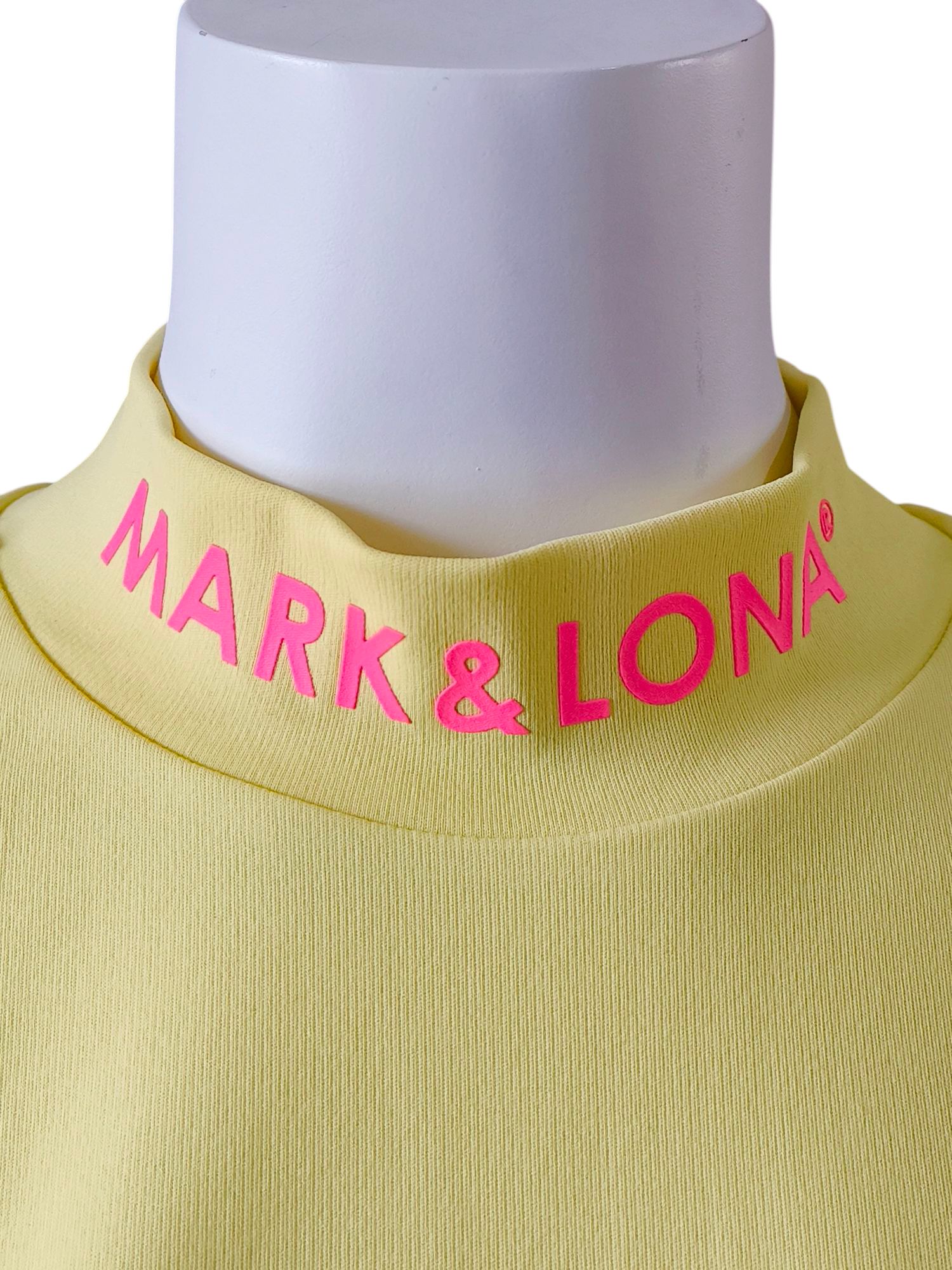 Calde Panel Mock Neck | モックネックシャツ | イエロー | レディース | ゴルフウェア |