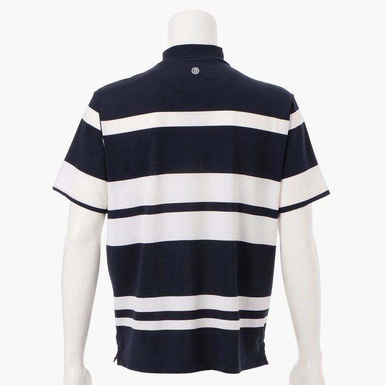 MEN’S PANEL STRIPE HIGHNECK （リラックスフィット） | ハイネックシャツ | ネイビー | メンズ | ゴルフウェア
