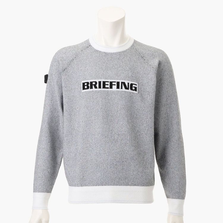 MEN’S BIRDS EYE LOGO CREWNECK KNIT | ニット | ホワイト | メンズ | ゴルフウェア