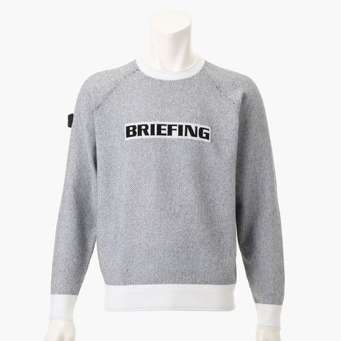 MEN’S BIRDS EYE LOGO CREWNECK KNIT | ニット | ホワイト | メンズ | ゴルフウェア