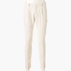 MENS PIQUE SINGLE PLEATED DRESS PANTS | パンツ | ホワイト | メンズ | ゴルフウェア