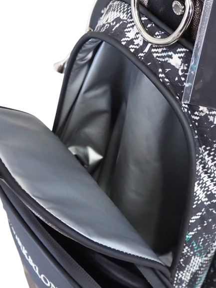 Olson Luxe Caddy Bag | キャディバッグ | ブラック／ホワイト | ゴルフ