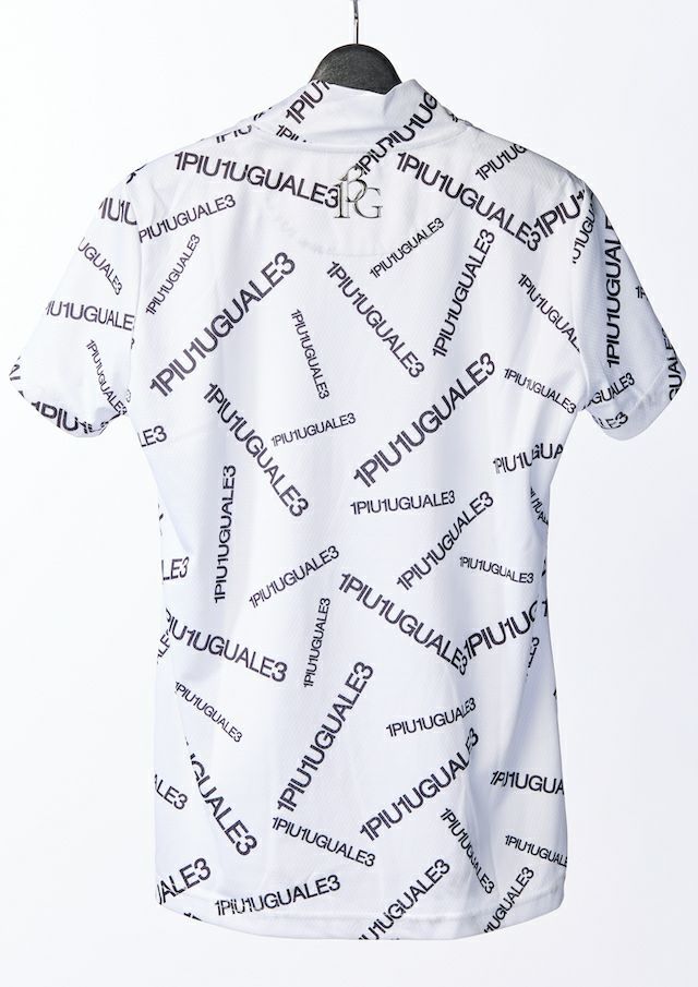 MOCK NECK 1PIU1UGUALE3 RANDOM LOGO | モックネック | ホワイト | レディース | ゴルフウェア