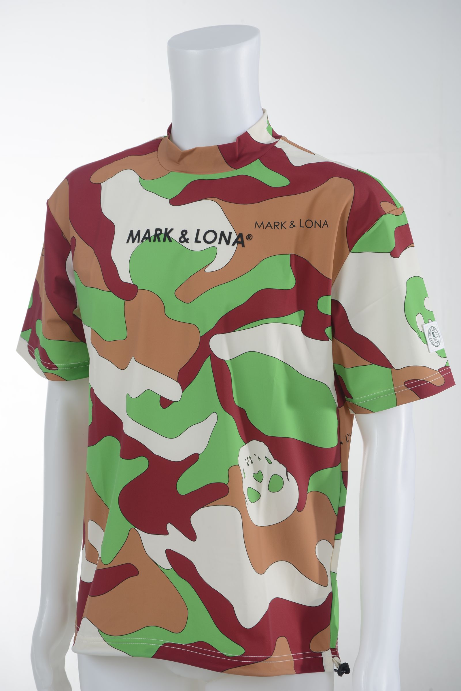 MARK & LONA カモフラ柄 Milo Camo Teeサイズ38 MARK&LONA - Milo Camo Tee | モックネック | 半袖Tシャツ
