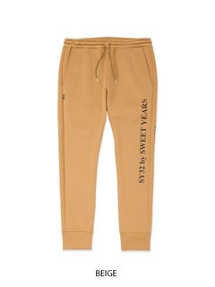DOUBLEKNIT SKINNY SWEAT PANTS | ロングパンツ | ベージュ | メンズ | ゴルフウェア
